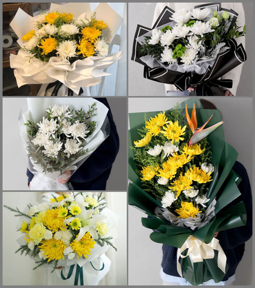 安徽芜湖市无为县蜀山镇百胜社区白事花束代送